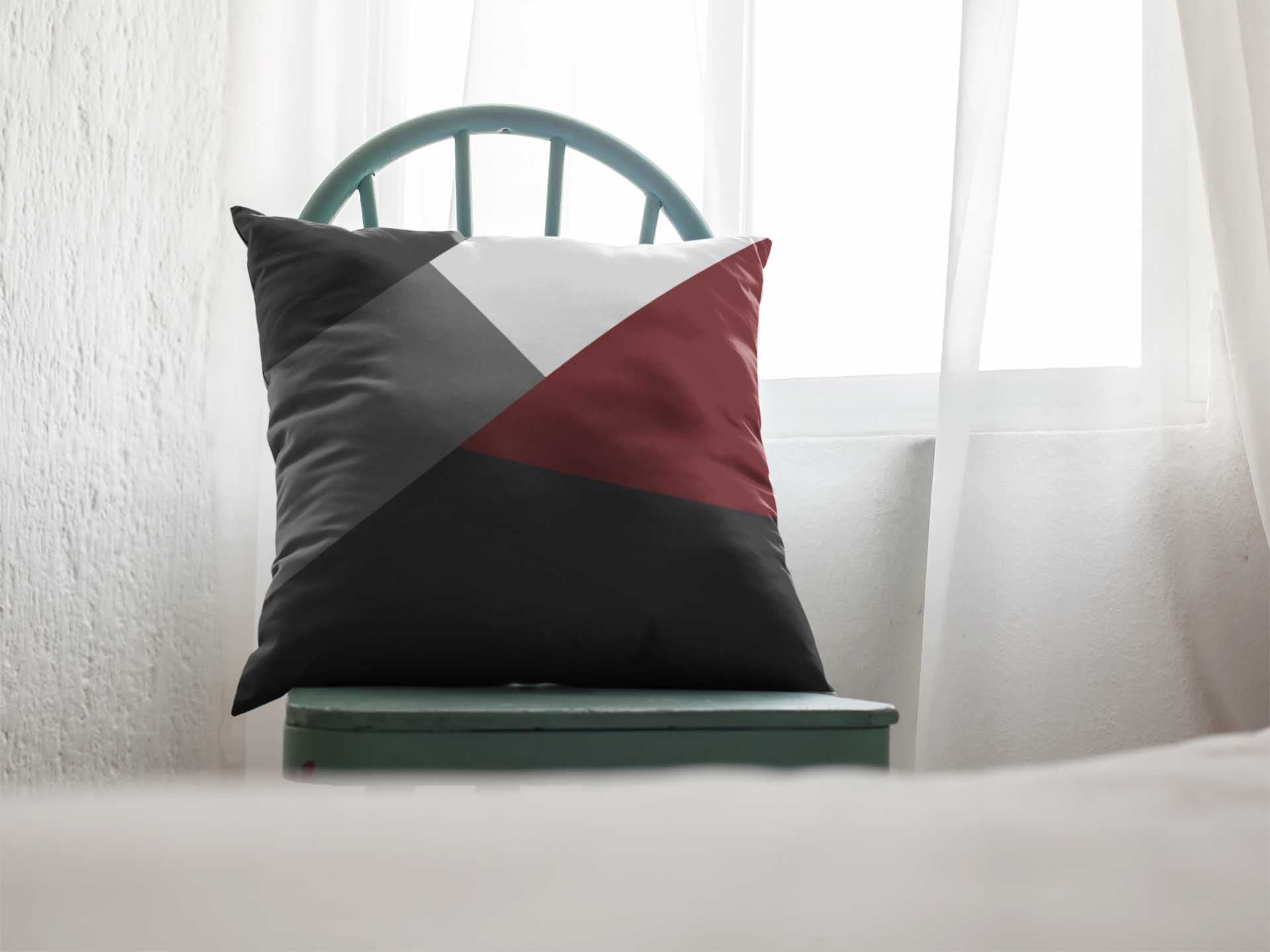 Printed - Victoria's Red Cushion Cover Trendy Home
