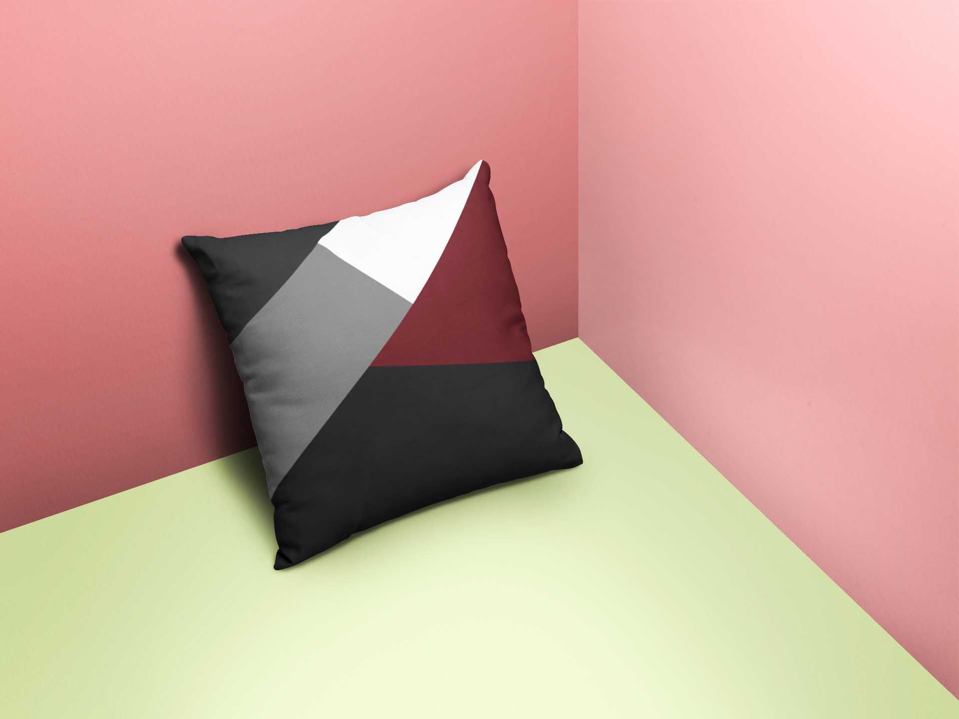 Printed - Victoria's Red Cushion Cover Trendy Home