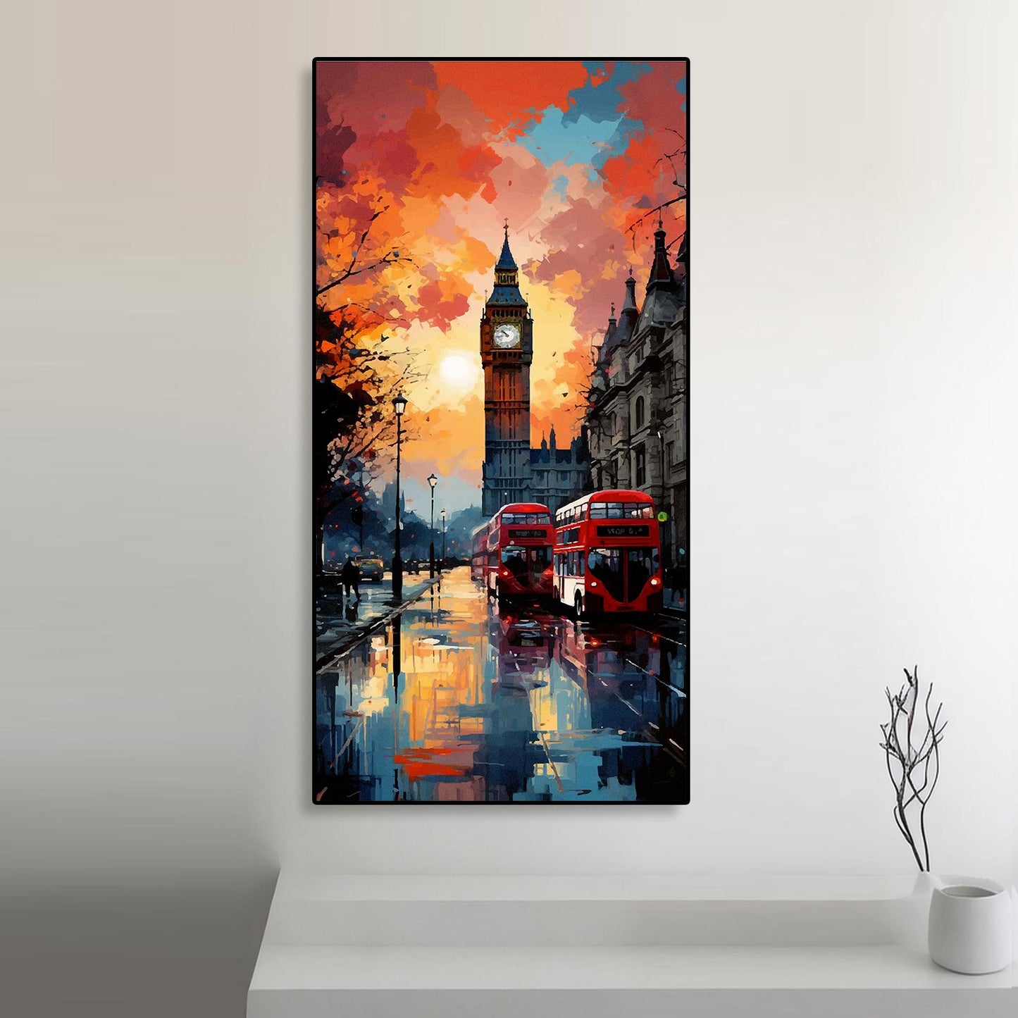 Big Ben Art Portrait trendy home