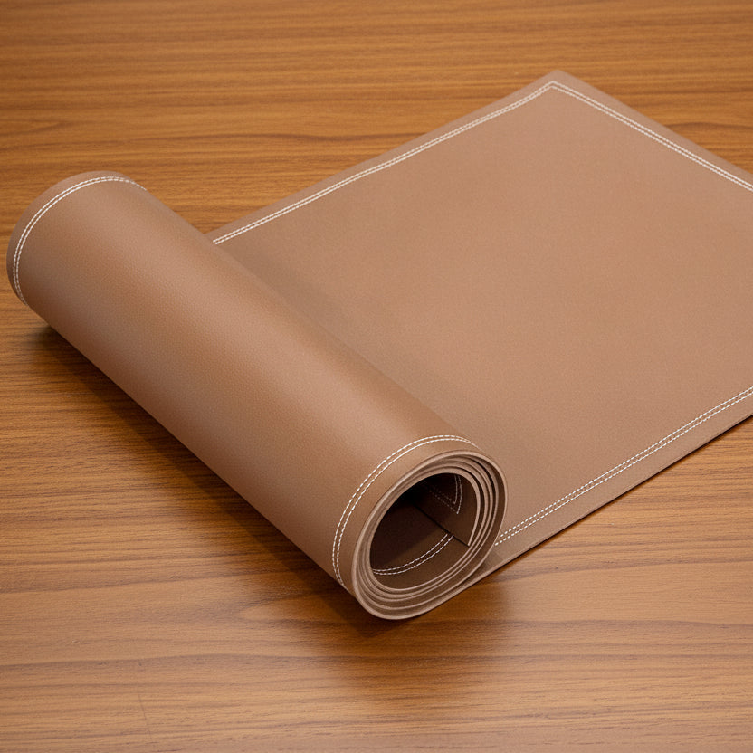 Premium Leather - Peach Table Runner Trendy Home