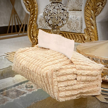 Corduroy Fur - Condense Tissue Box Trendy Home