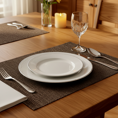 Fine Jute - Espresso Table Mat Trendy Home