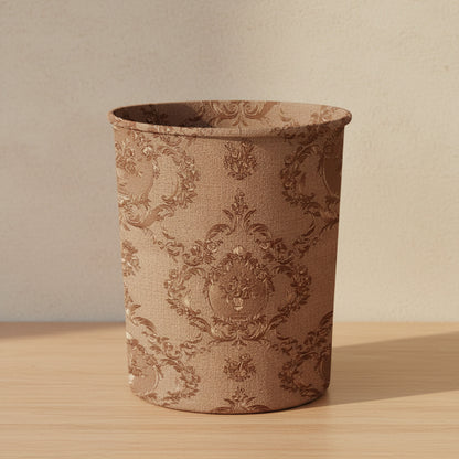 Embossed Leather - Blush Umber Dustbin Trendy Home