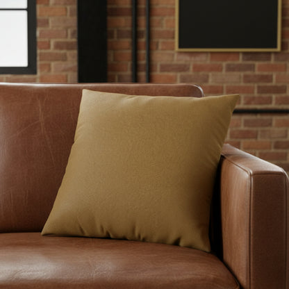 Leather - Peanut Brown Cushion Cover Trendy Home