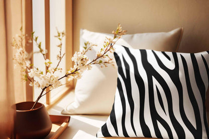 Printed - Zebra Cushion Cover Trendy Home
