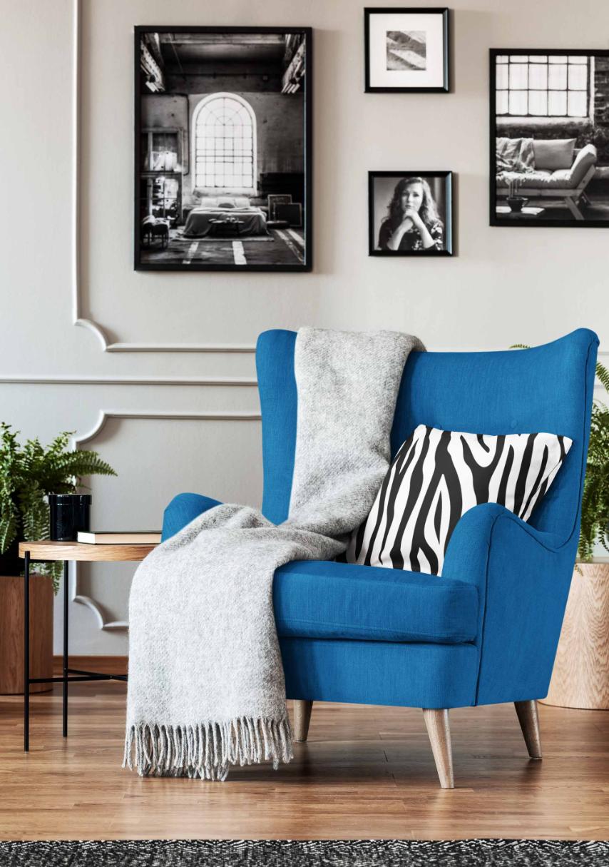 Printed - Zebra Cushion Cover Trendy Home
