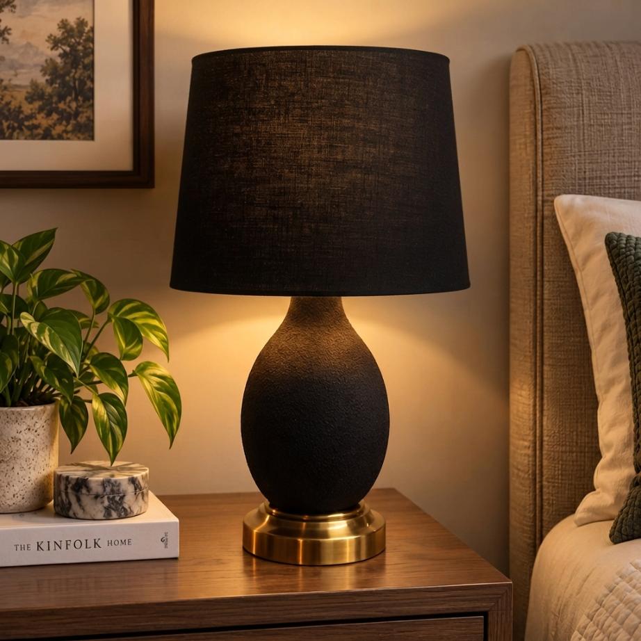 Charcoal Pot Table Lamp (Test Product) None Pair Trendy Home