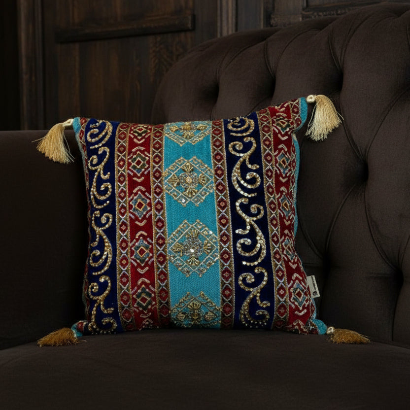 Hand Sequin - Forest Cushion Cover Trendy Home