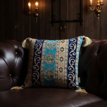 Hand Sequin - Blue Cushion Cover Trendy Home
