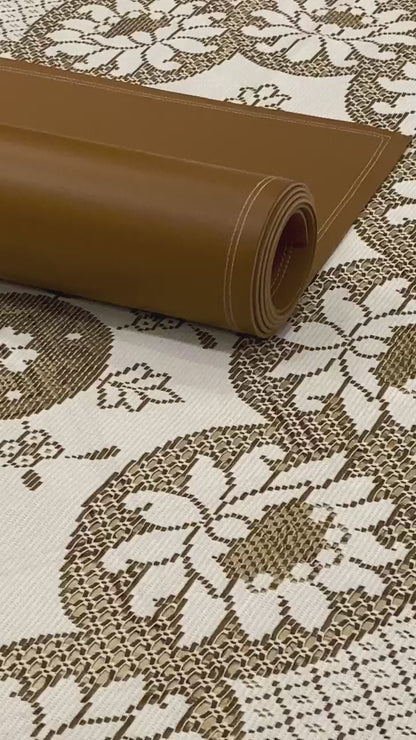 Cuero Premium - Mantel Individual Marrón